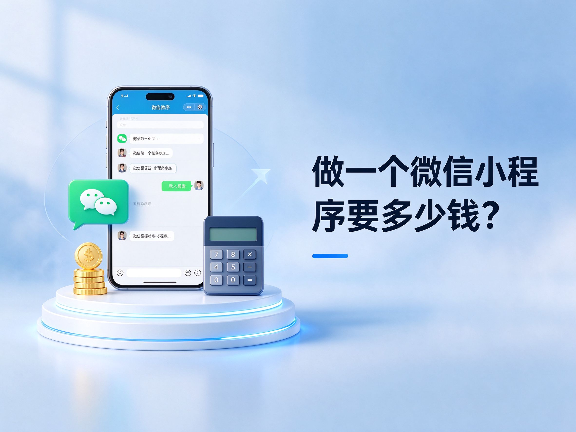 做一个微信小程序要多少钱？宁波小程序开发费用与维护成本