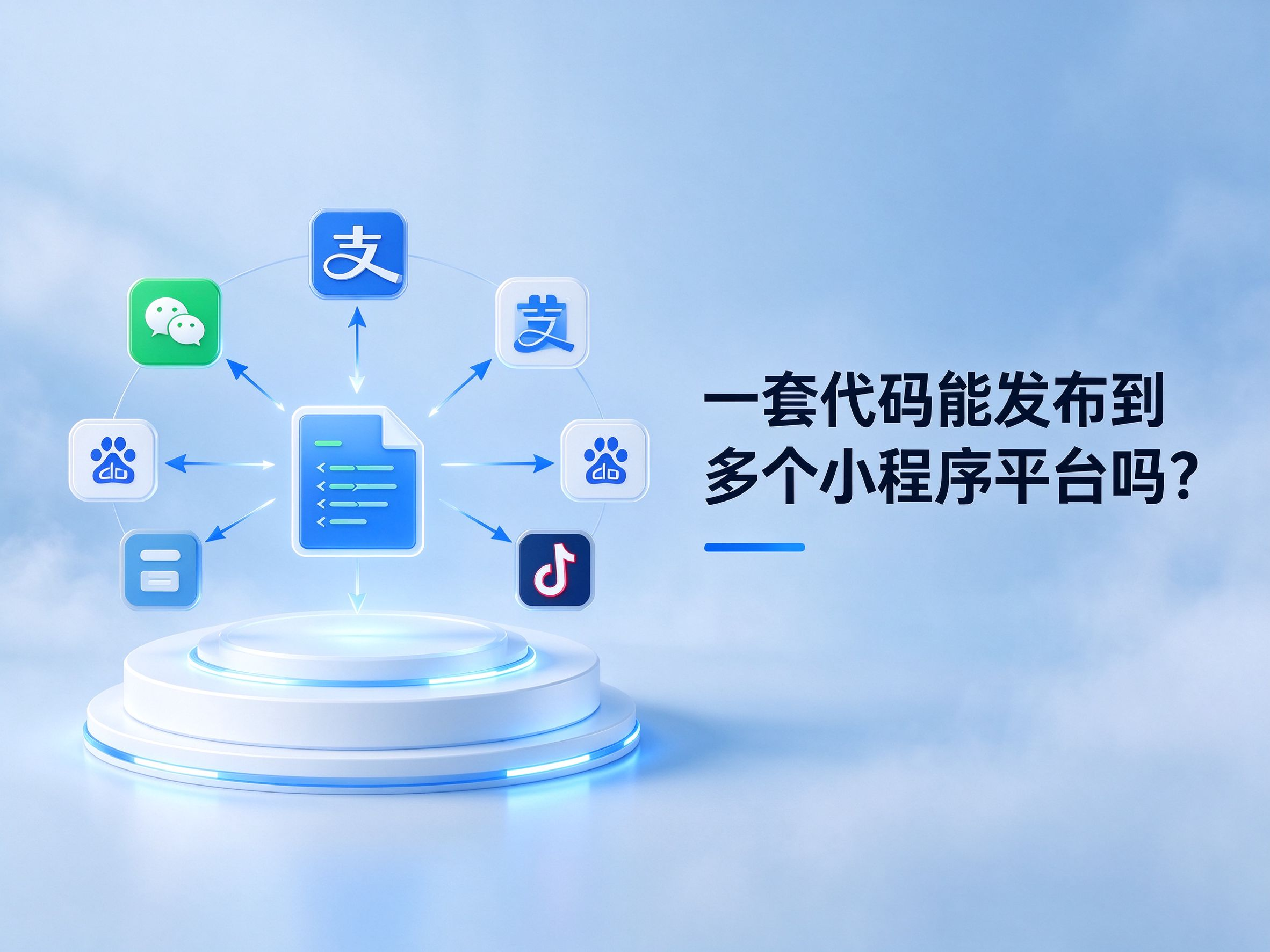 一套代码能发布到多个小程序平台吗？多平台小程序开发与数据一致性
