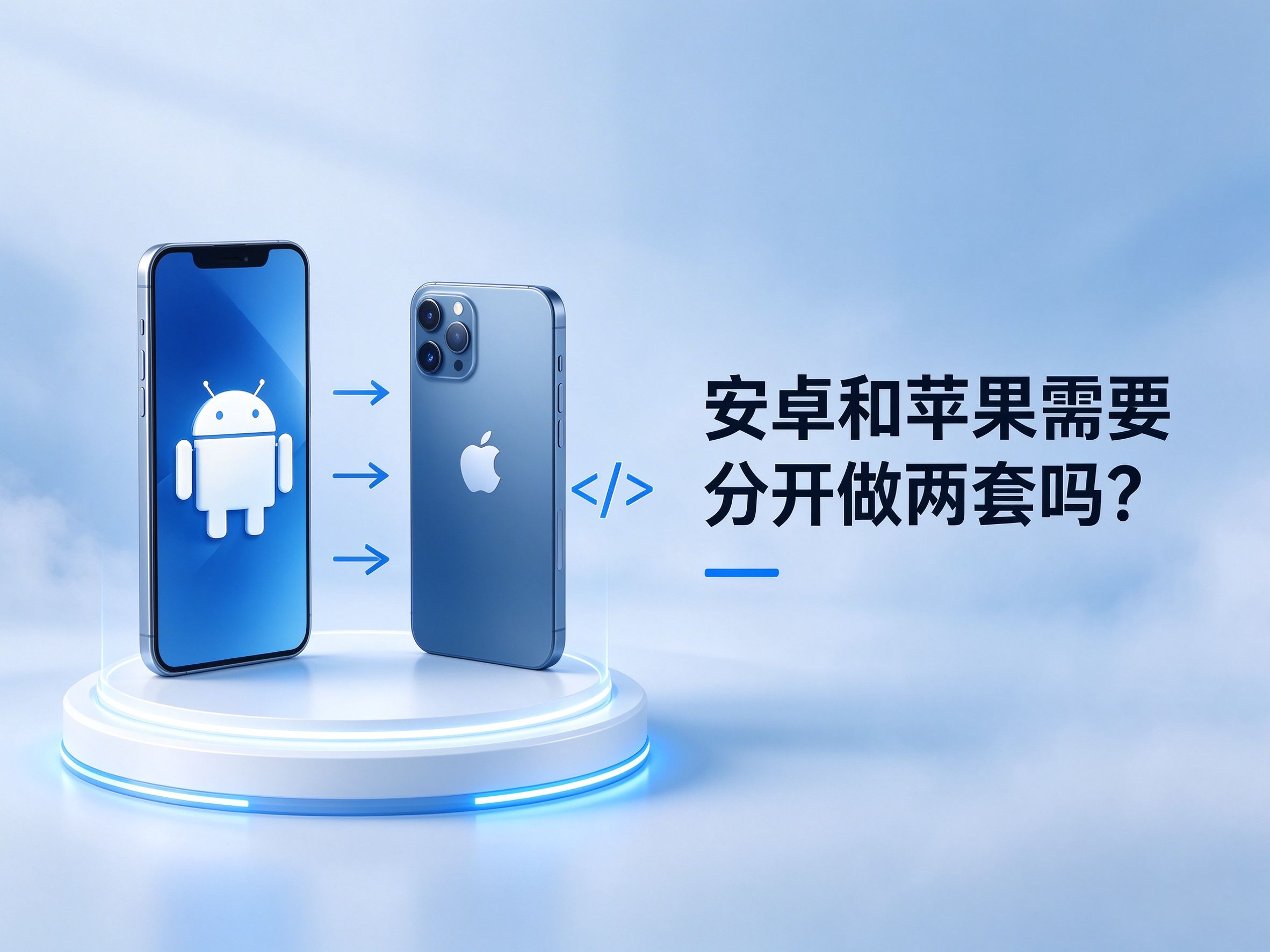 安卓和苹果需要分开做两套吗?iOS 与 Android APP 开发方案选择